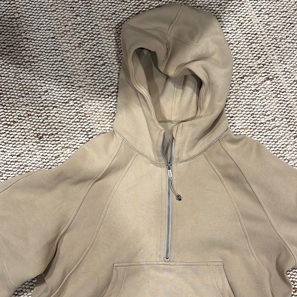 Lululemon half zip scuba- trench M/L